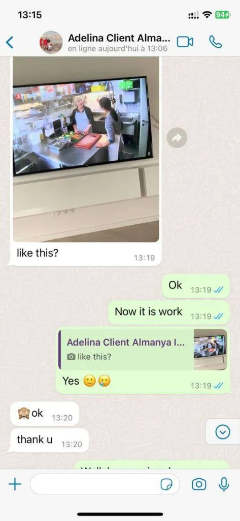 Interactie WhatsApp snelle technische hulp 4