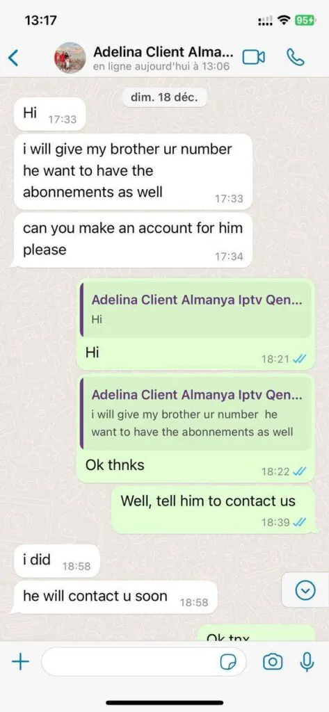 Bericht WhatsApp 4K streaming feedback 5